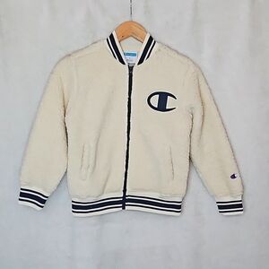 Champions Unisex White Sherpa Jacket